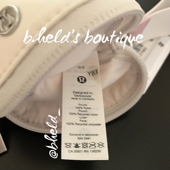 lululemon Dual Pouch Wristlet in White Opal/Pink Peony OS Brand New NWT - Picture 14 of 15